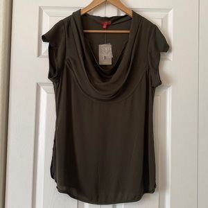 NWT Anthropologie One. September Cowl neck shirt